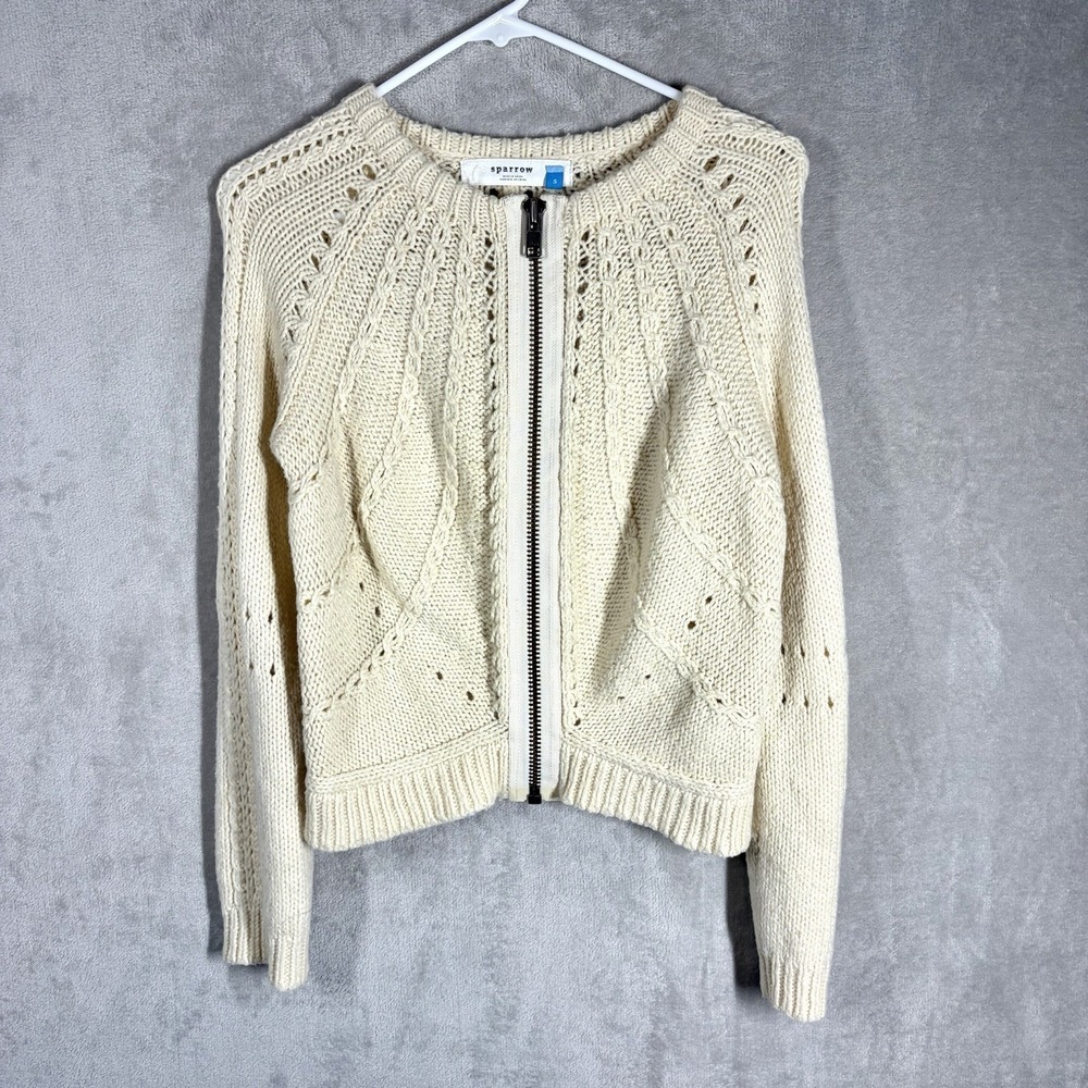 Anthropologie Sparrow Apple Picking Cardigan Size S Cottagecore Light Academia
